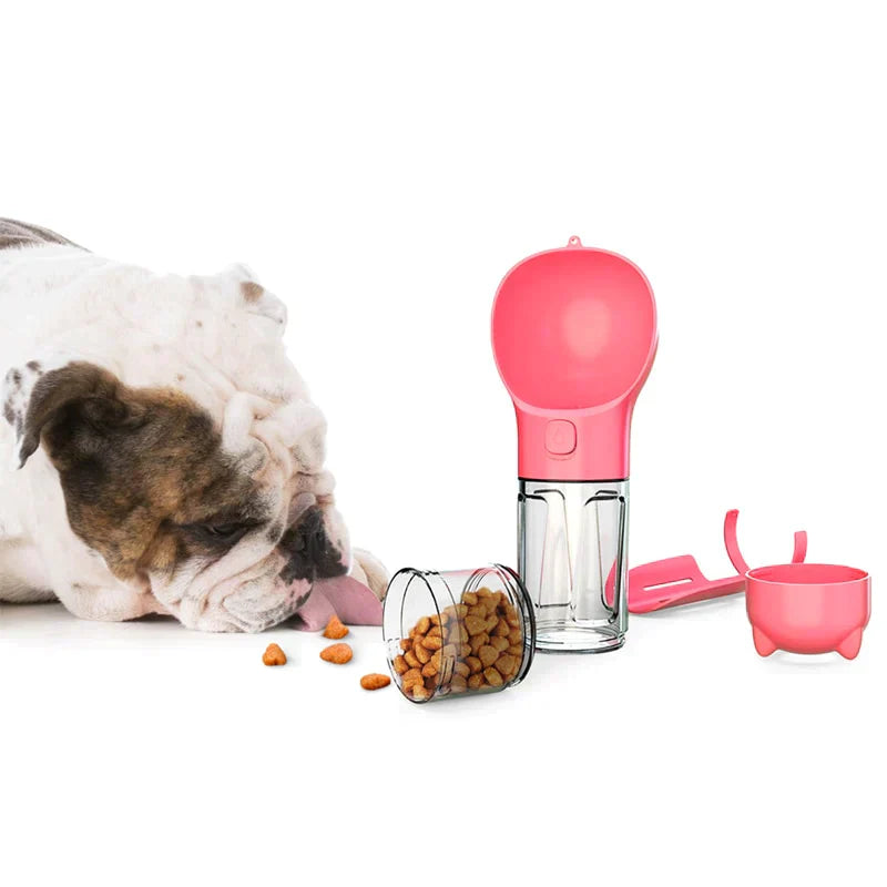 Garrafa de água portátil para cães e gatos - Luminfitnes representações