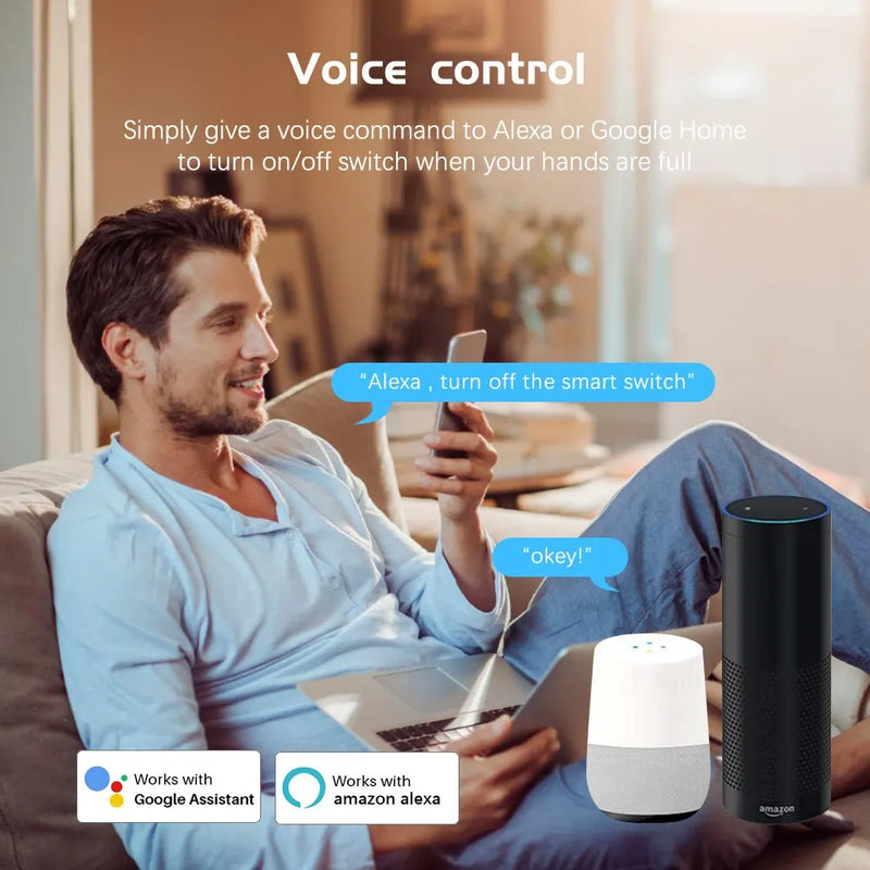 Mini Interruptor Wifi Inteligente Automação Alexa 16a (controle suas lampadas de sua casa pelo celular)